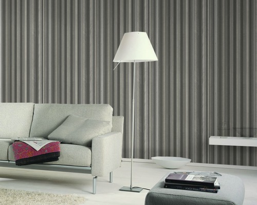Vliesbehang 52530 Glööckler Imperial strepen zwart