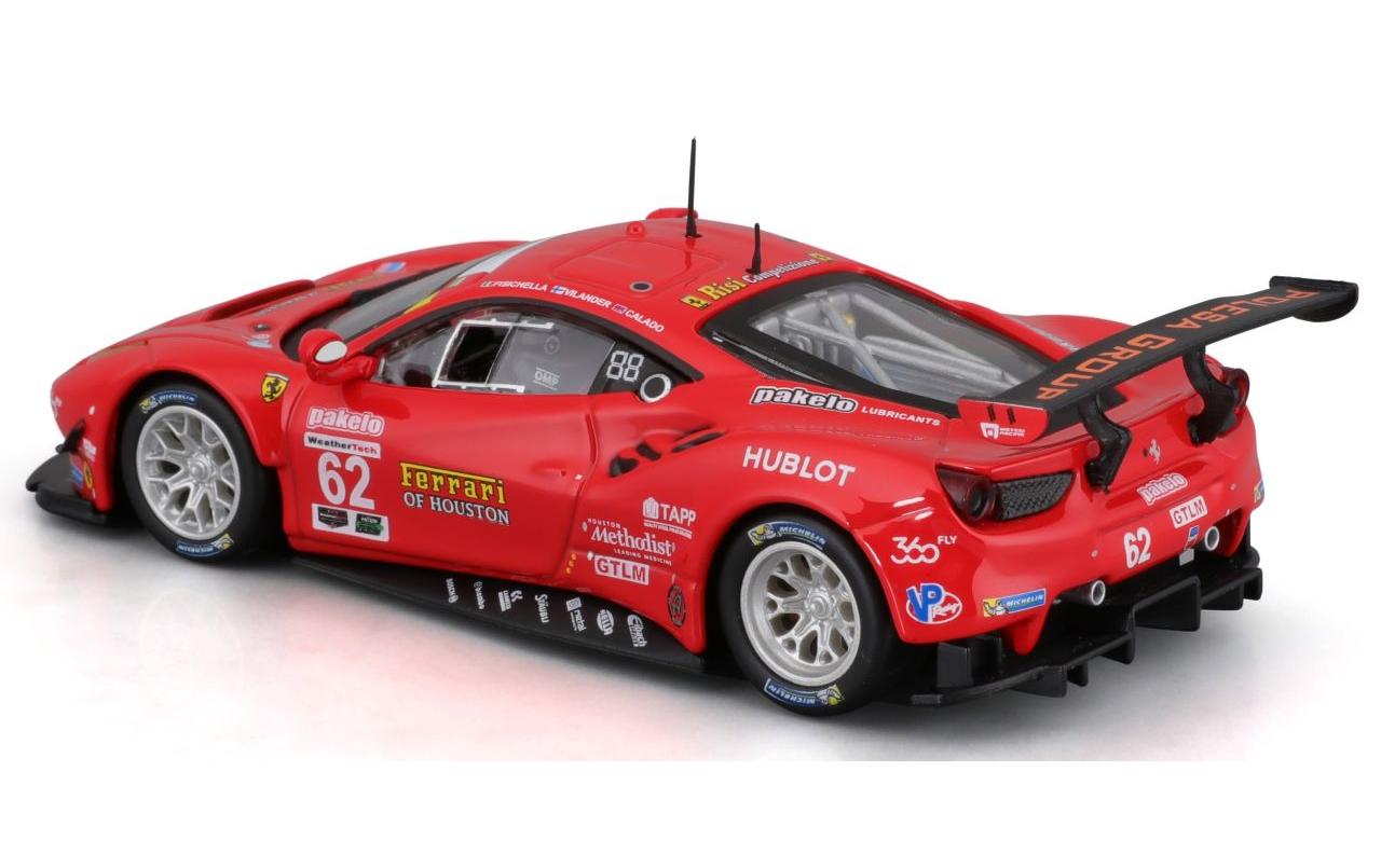 Ferrari Racing 488 GTE 2017 Rot 1:43Sammlermodell im Massstab 1:43