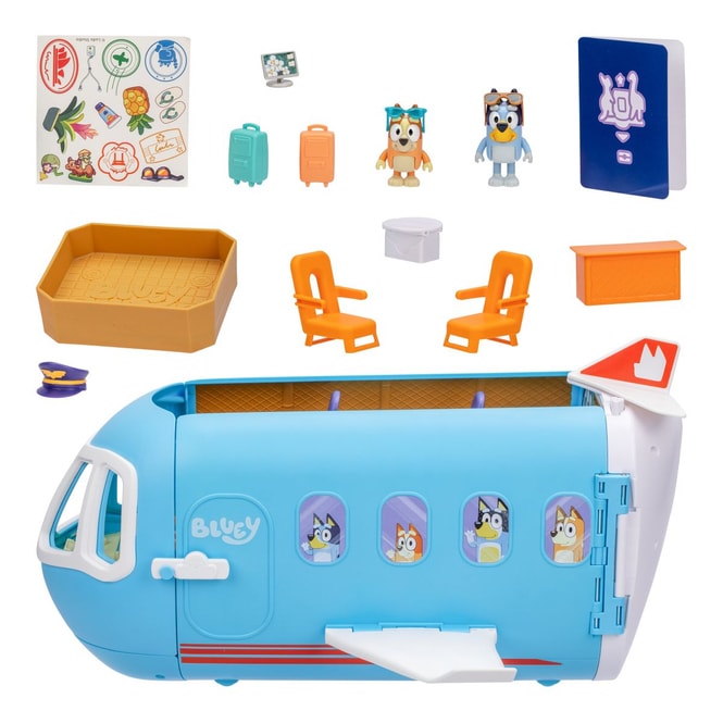 Bluey - 3 in 1 Flugzeugset Airplane