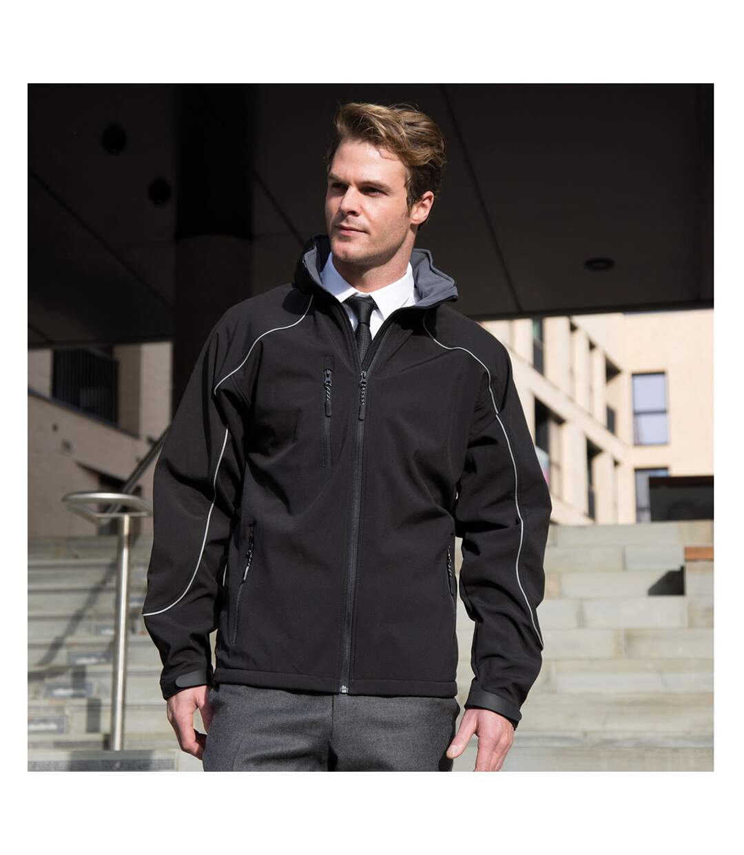 Result Ice Fell - Veste imperméable respirante à capuche - Homme (Noir) - UTBC855