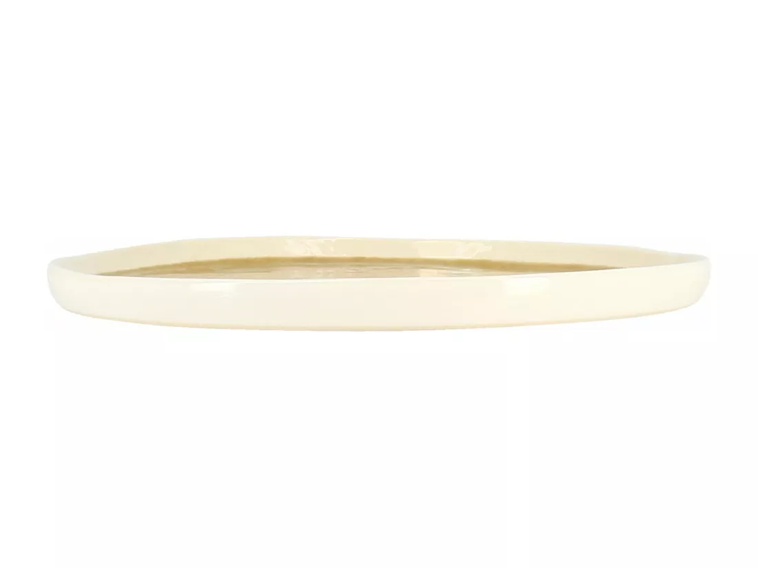 Ogo Living - Lot 6 Assiettes Dessert Fle 20cm En Gres Moutarde