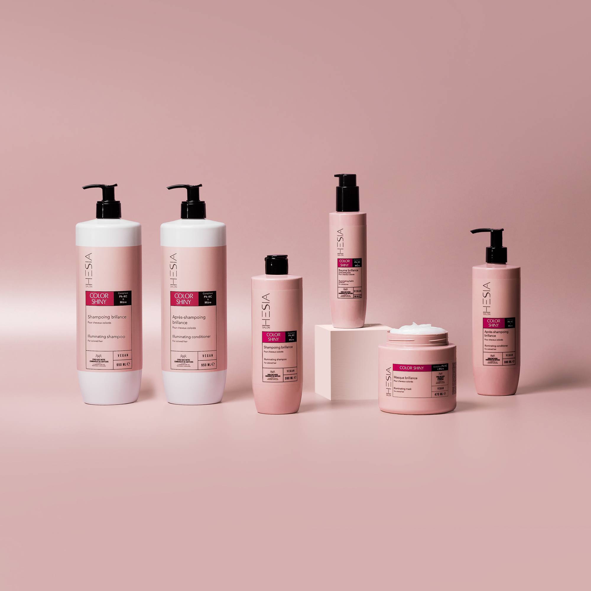 Après-shampoing brillance Color Shiny / 380ml