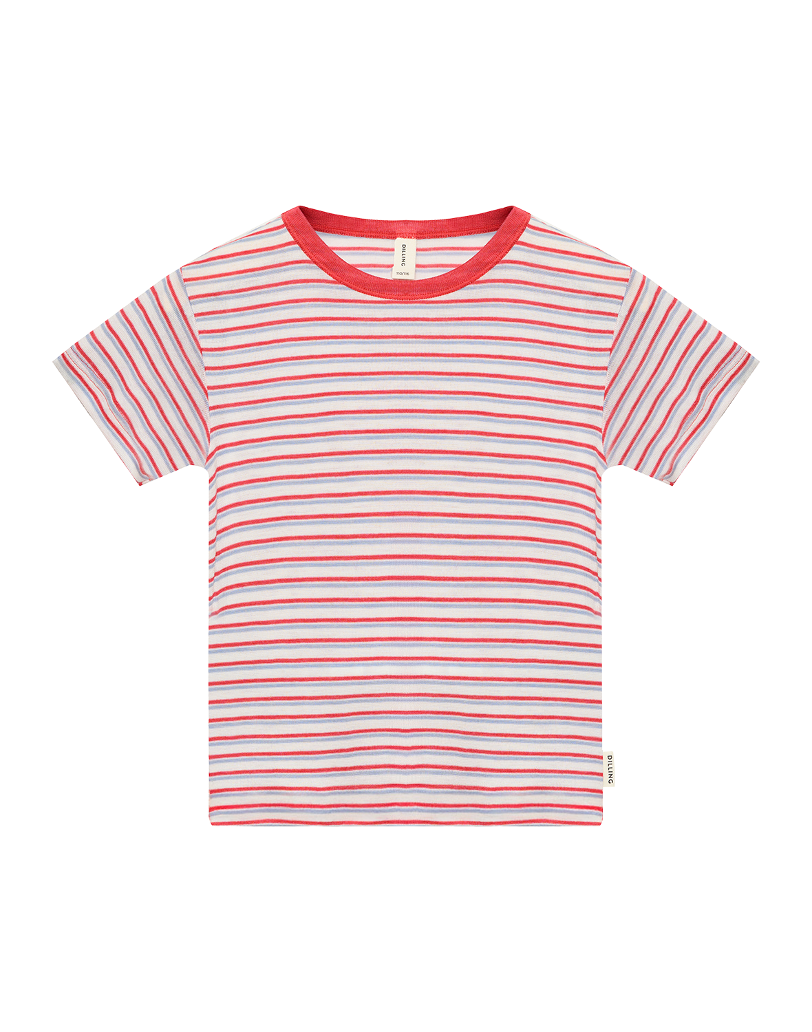 T-shirt in merinowol/zijde voor kinderen