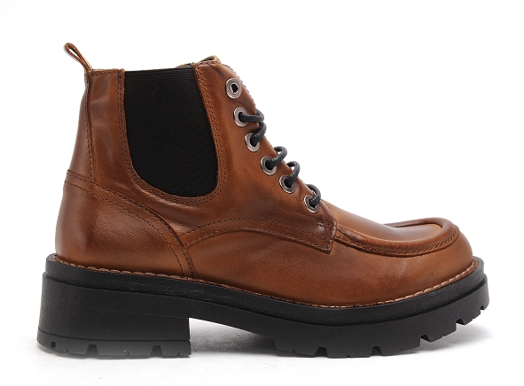 Chacal boots bottine plates femme 6453 marron