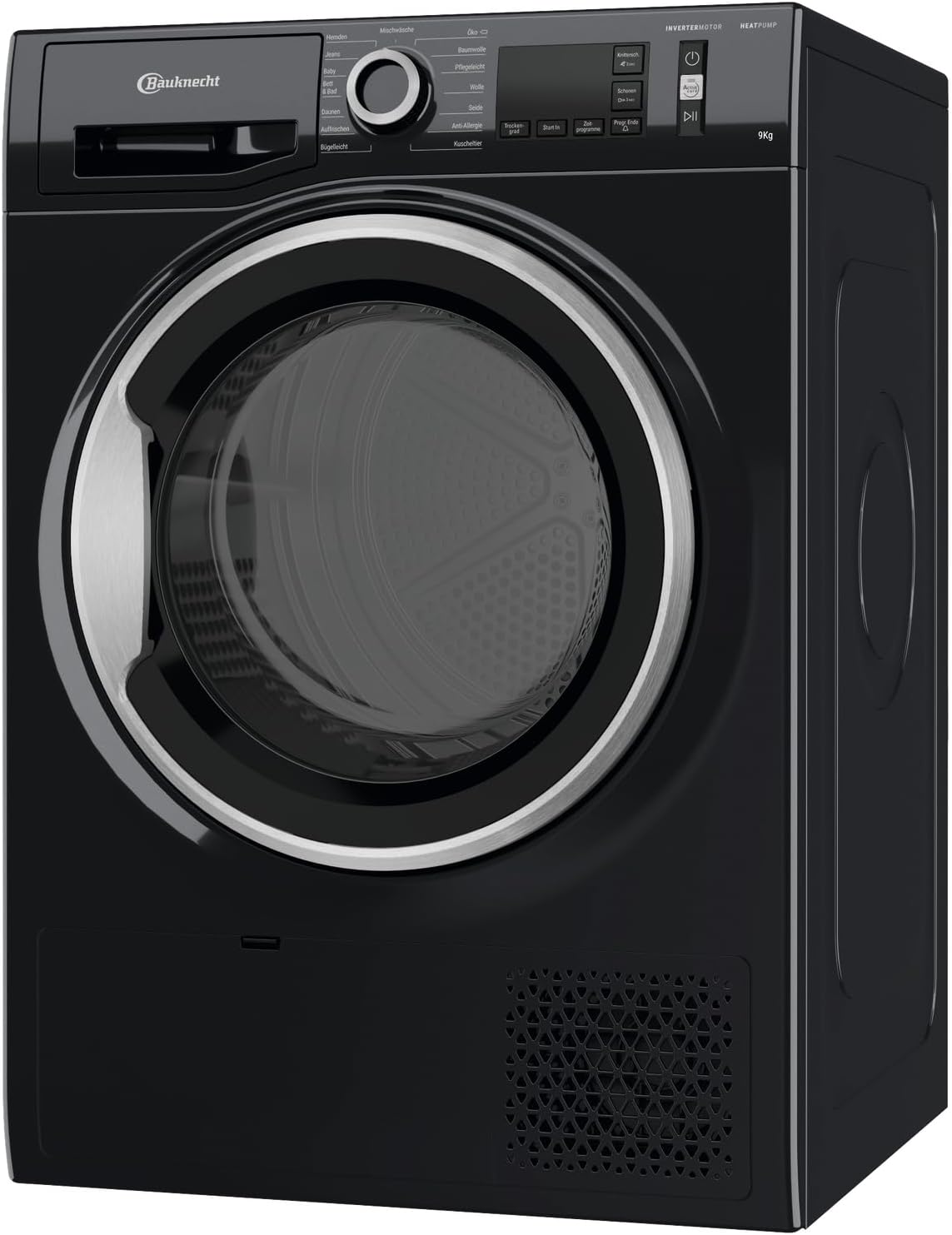 Bauknecht BB M11 8X3SK DE Kondenstrockner- 8 kg-Inverter Motor- EasyCleaning-Filter -Knitterschutz, schwarz