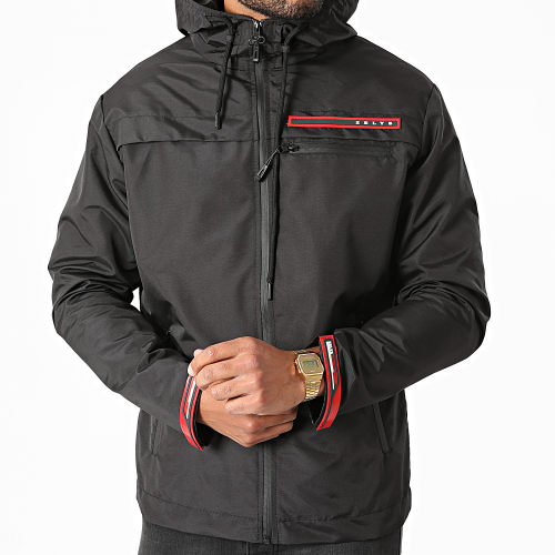 Veste Zippée Capuche Salif Noir
