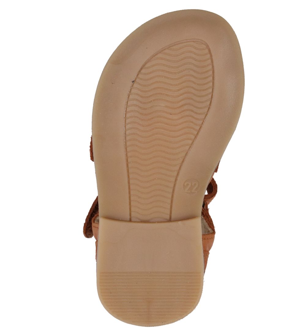 Wheat Sandalen - Brown - Amber m. Muster