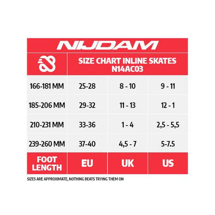 Nijdam Speed Ice Skates Junior (verstelbaar)