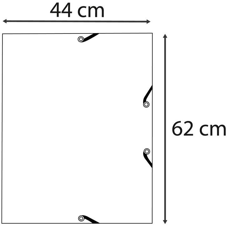 Chemise à élastique 3 rabats carte lustrée 600gm2 - A2