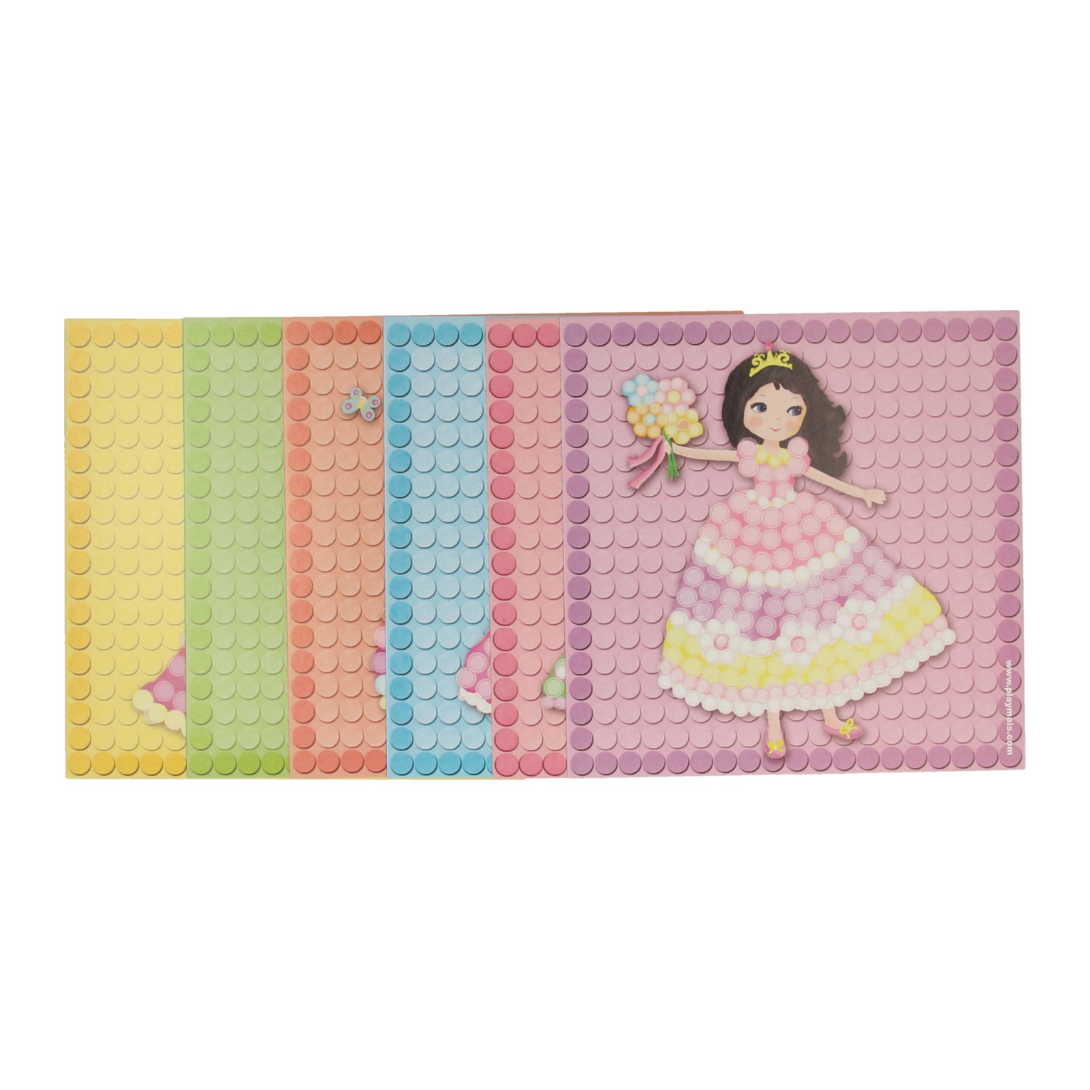 PlayMais Mosaic Kaarten Versieren, 24st.