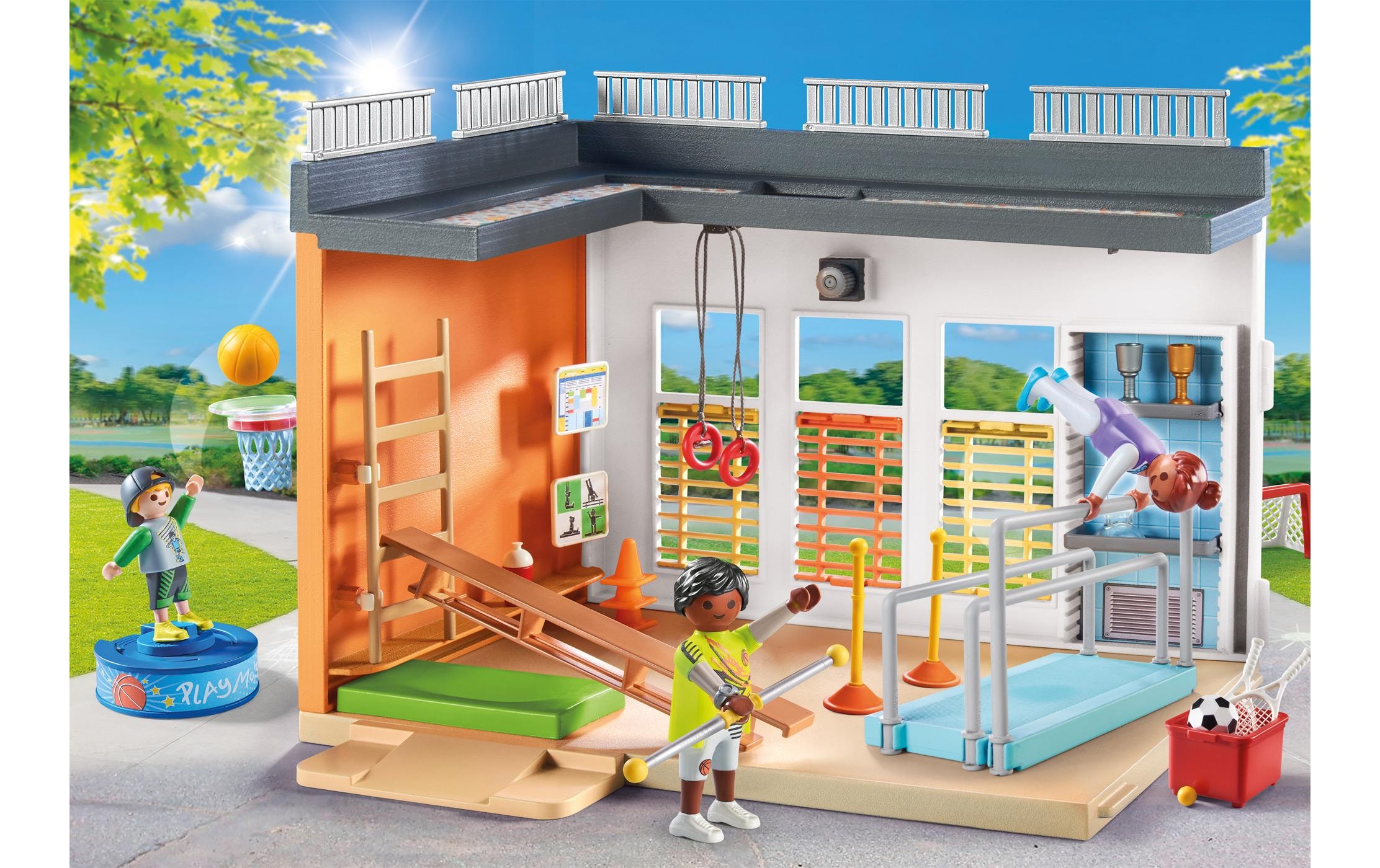 Playmobil® Spielbausteine »City Life Anbau Turnhalle 71328«