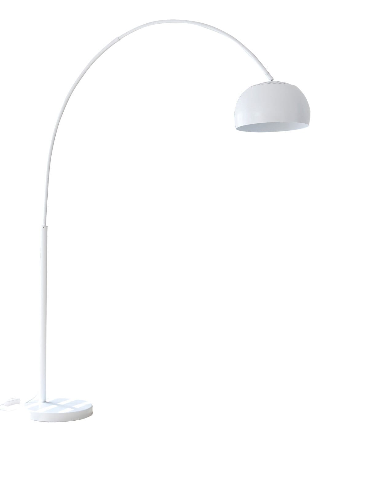 Retrofit Bogenlampe weiß /Marmor weiß