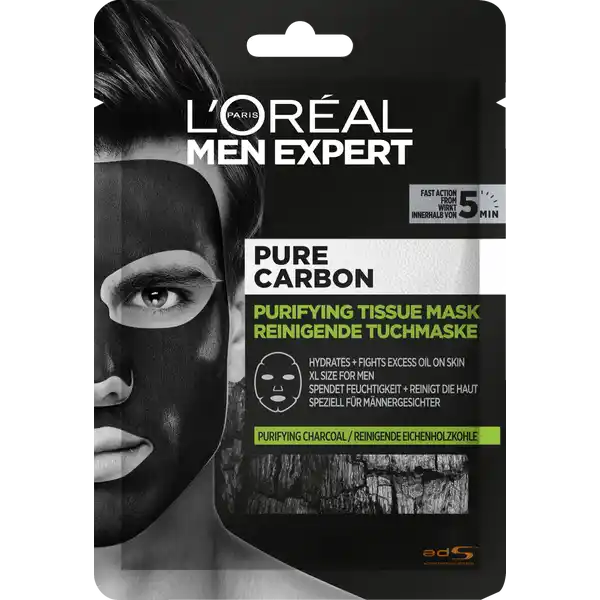 Pure Carbon Reinigende Tuchmaske