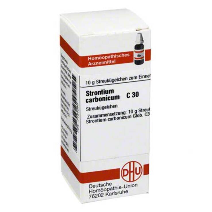 DHU Strontium carbonicum C 30 Globuli, 10 g