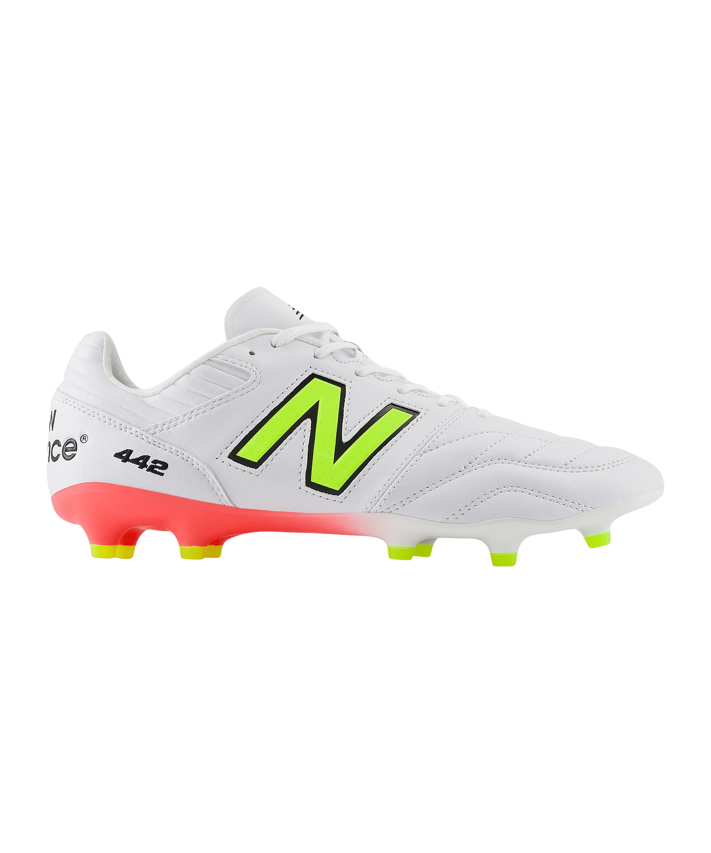 New Balance 442 Pro V2 FG Flash Point Weiss FMB2
