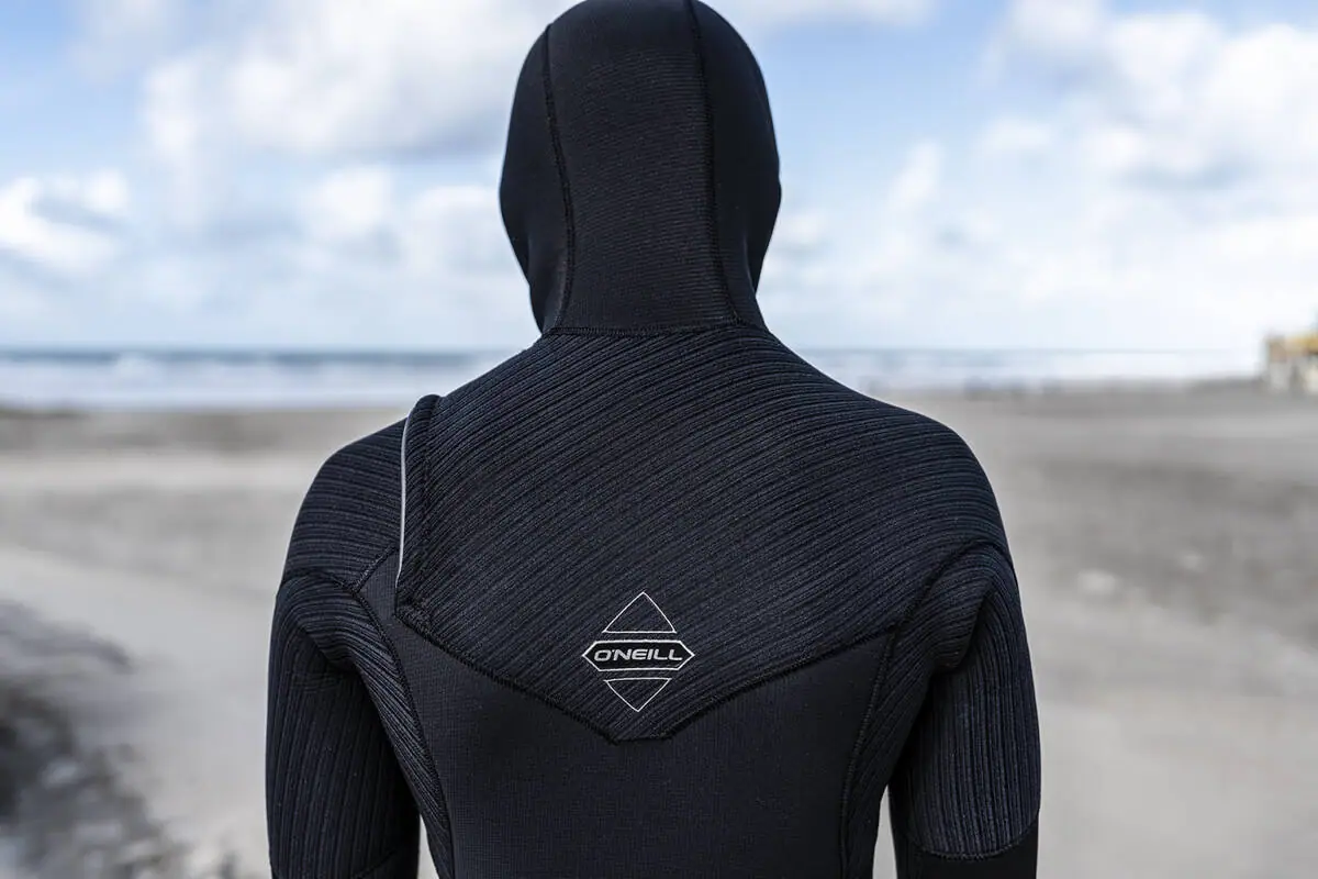 O'Neill Hyperfreak Jr Hooded 5mm Chest Zip Vinter Våddragt