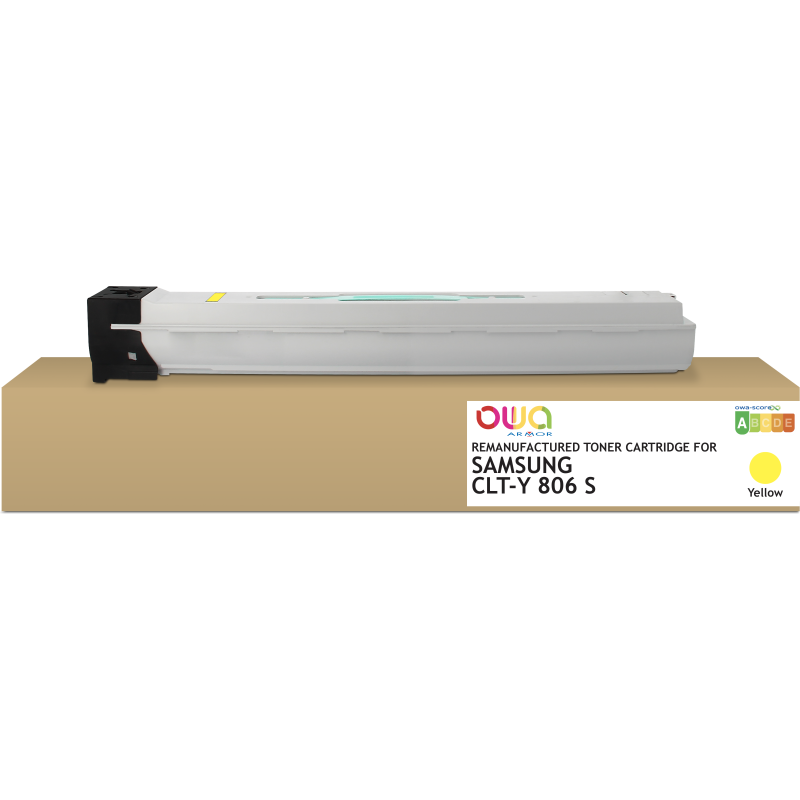 Toner remanufacturé OWA - standard - Yellow - pour SAMSUNG CLT-Y806S/ELS, SAMSUNG CLT-Y806S/ELS