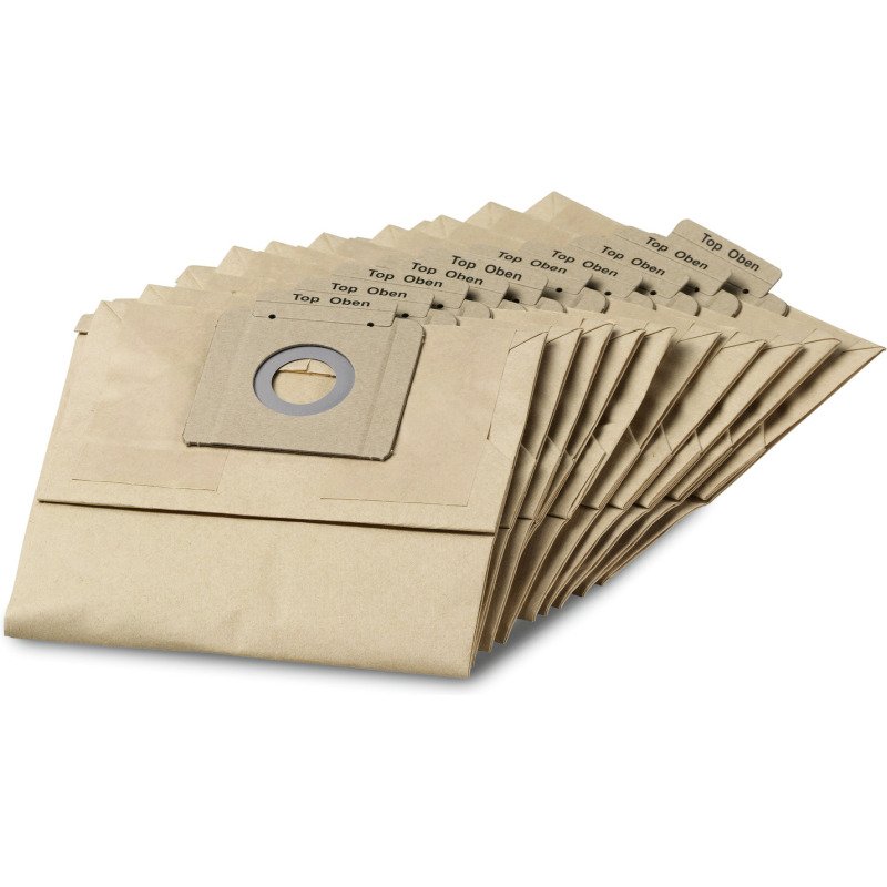 Kärcher - Sacs  filtrants papier, 10 Pièce(s), T 12/1