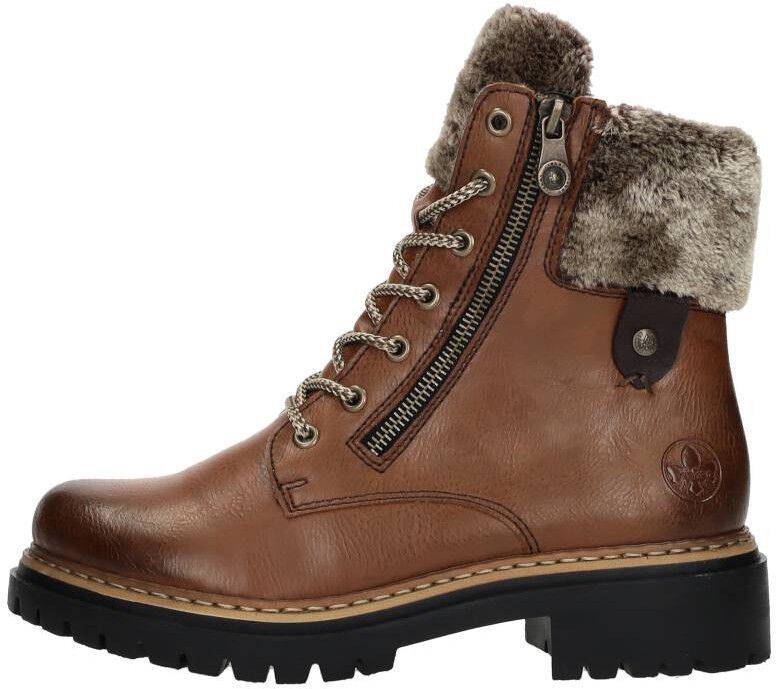 Rieker Veterschoenen Hoog cognac