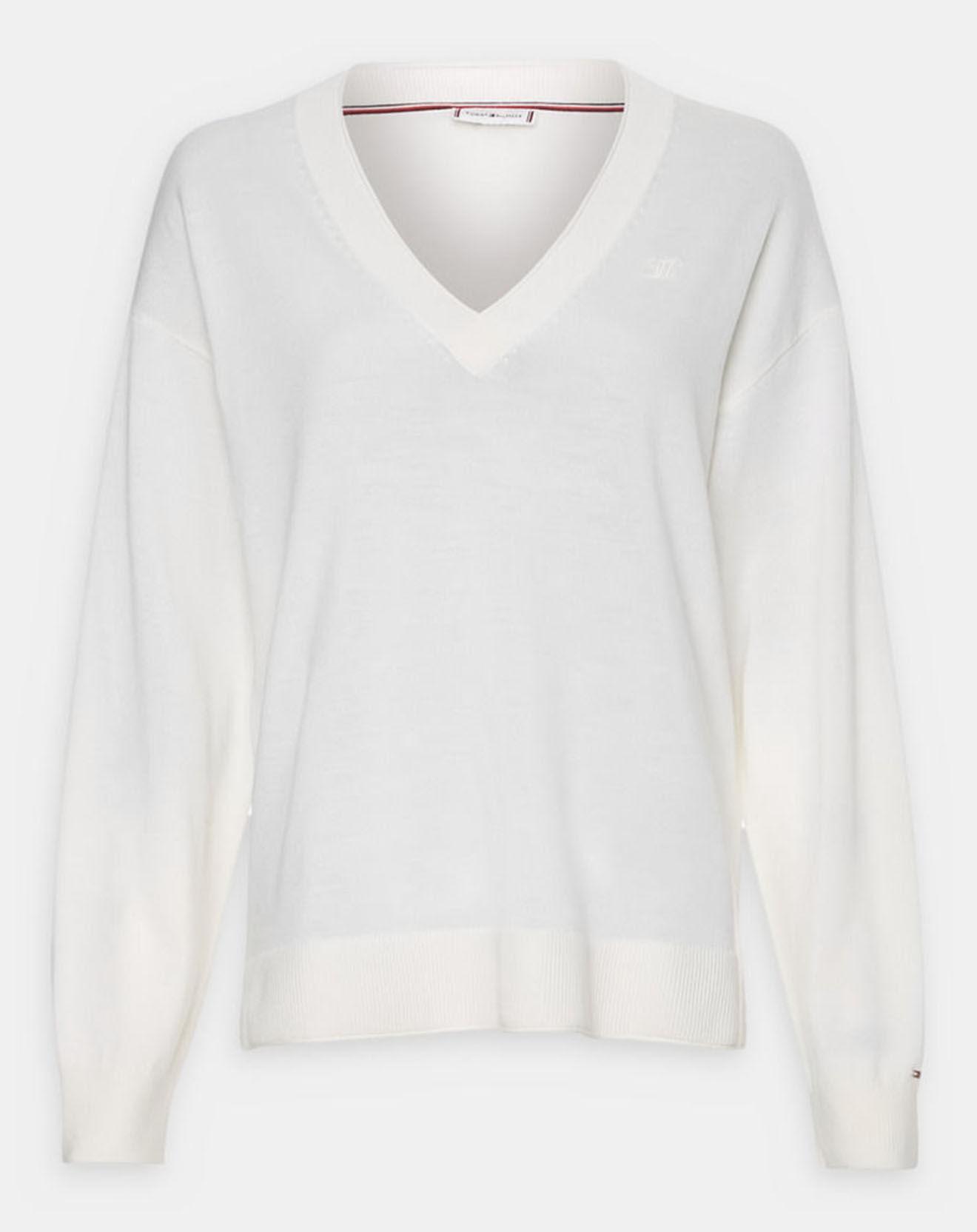 Tommy Hilfiger Pull en Laine mélangée Blend écru