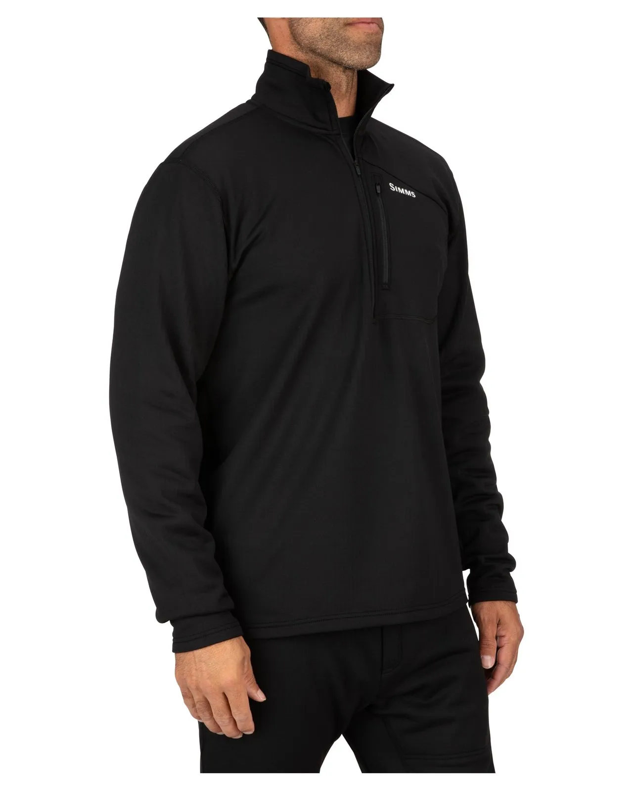 Simms Simms Thermal 1/4 Zip Top Black