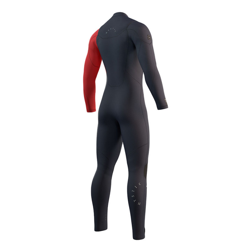 Combinaison Mystic Marshall 5/3 Frontzip Navy/Red