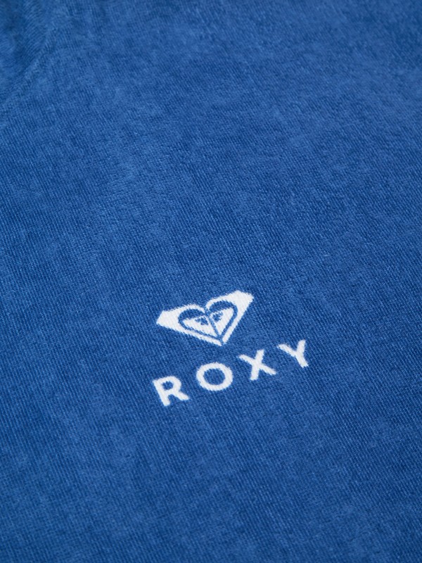 Sunny Joy Poncho de surf Bleu Femme