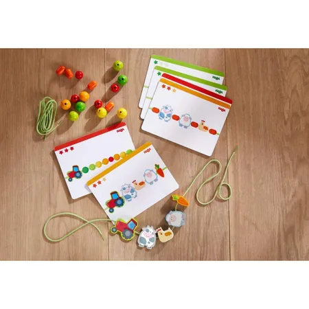 HABA 305780 Fädelspiel Bauernhof-Freunde