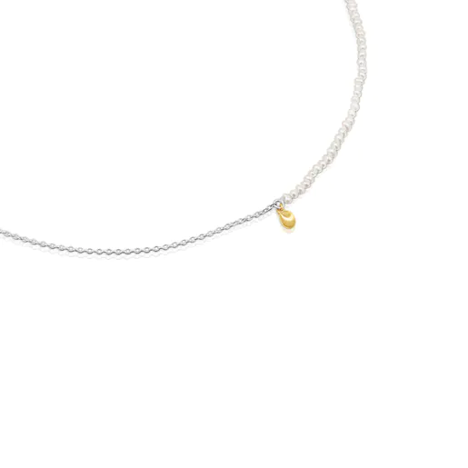 Colar bicolor com pérolas TOUS Joy Bits