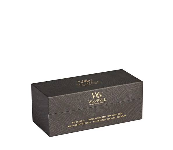 WoodWick Woody 3 Mini Jar Giftset