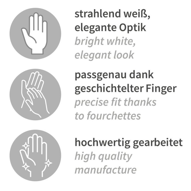 Baumwollhandschuhe hochwertige Qualität