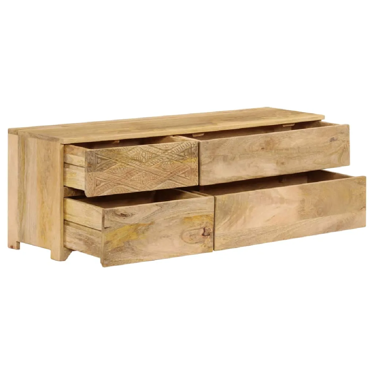 Helloshop26 Meuble TV bois de manguier 2502171