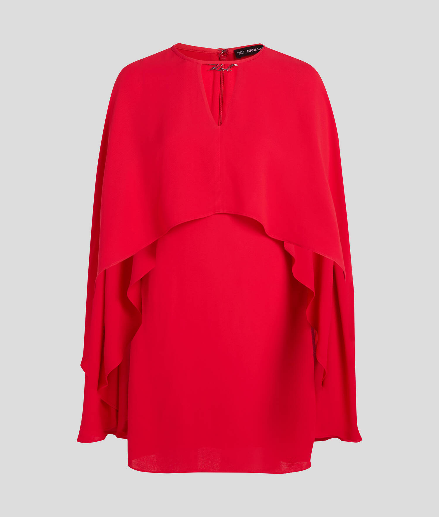 ROBE CAPE COURTE - Rouge Course