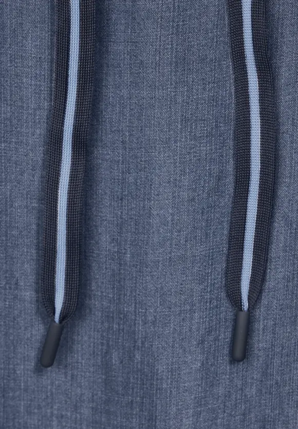 Lyocell Bluse - mid blue wash