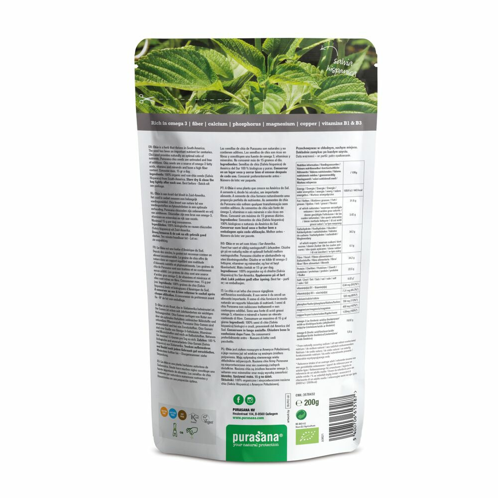 Purasana Superfood Chiazaden Bio200 gr