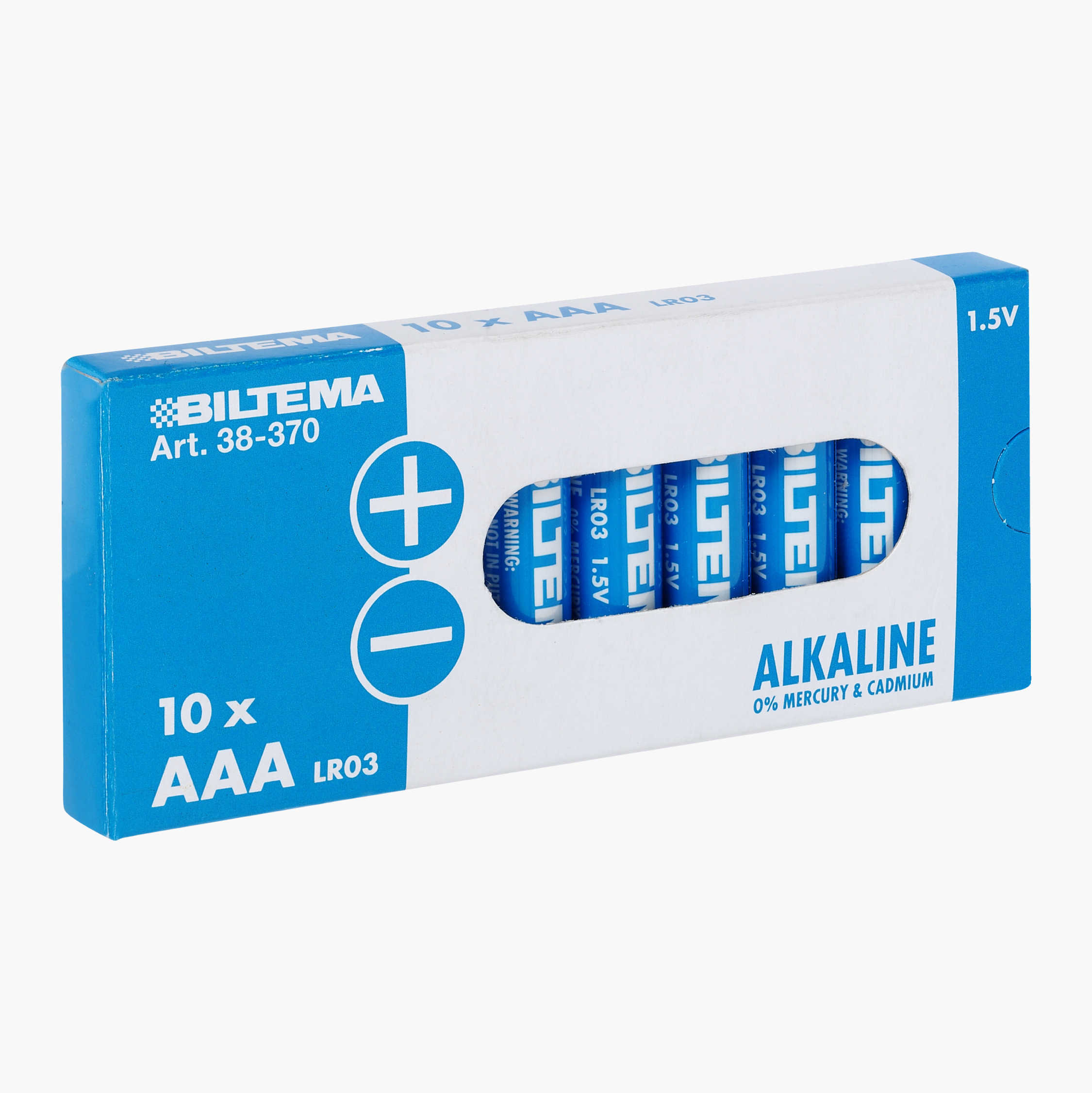 AAA/LR03 Alkalisk batteri, 10-pakning