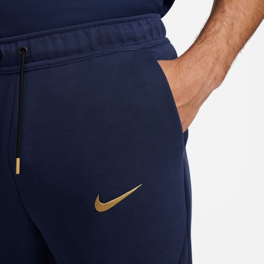 France Bas de Survêtement NSW Tech Fleece - Bleu Marine/Doré