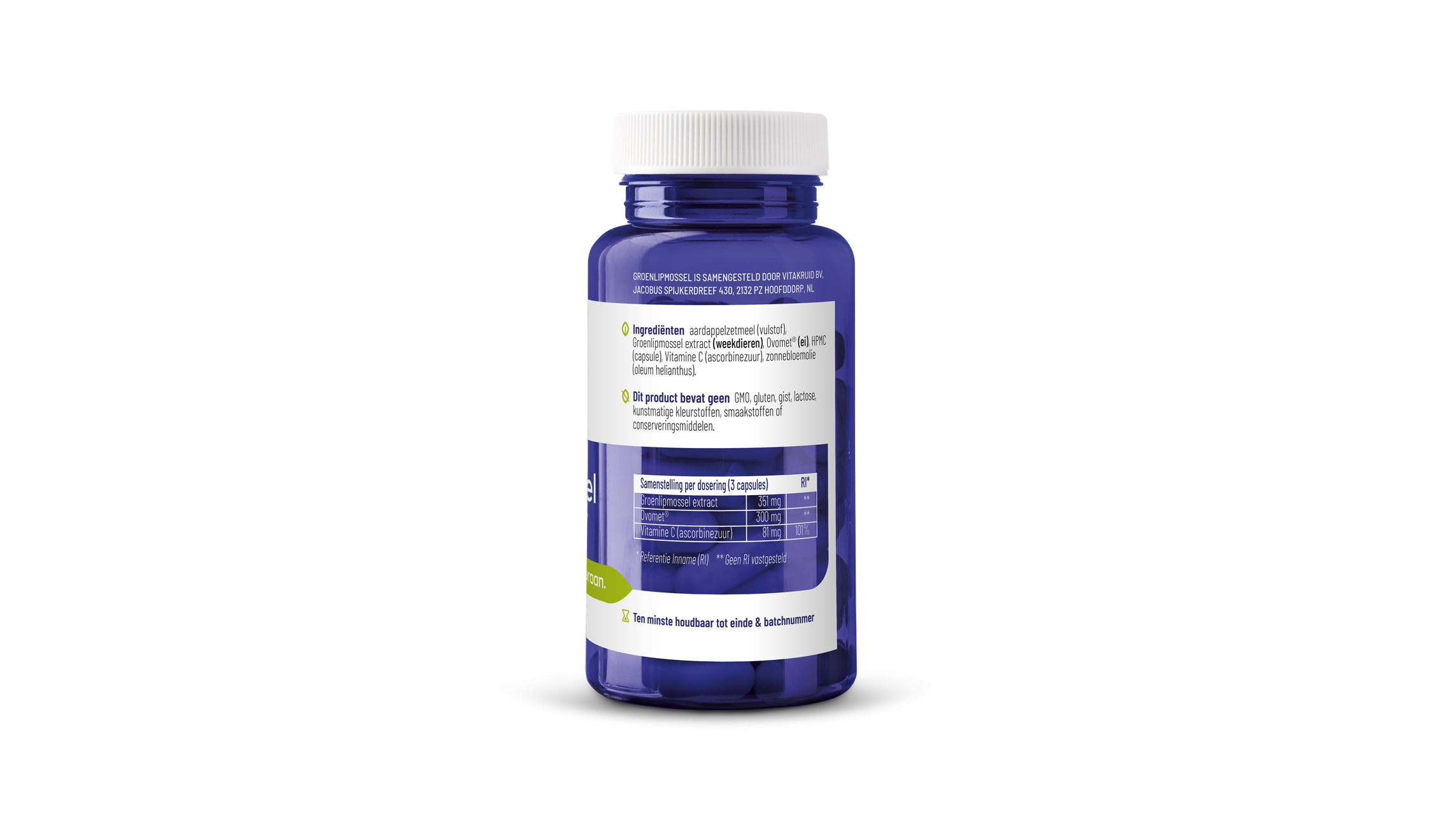 Groenlipmossel extract & Ovomet