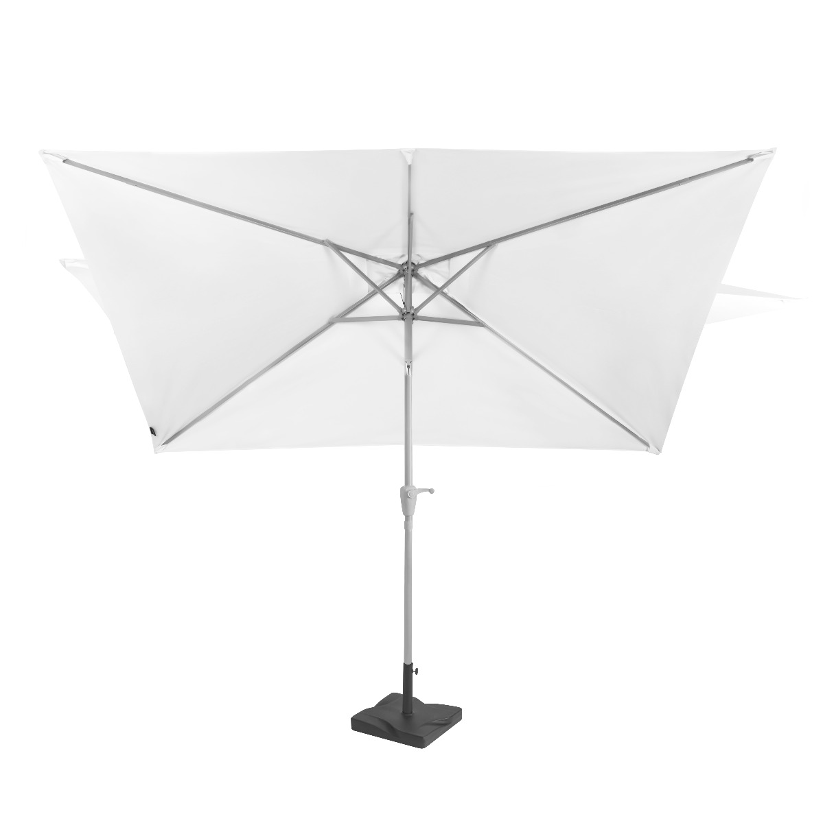 VONROC Rapallo 200 x 300 Premium Parasol met voet - White