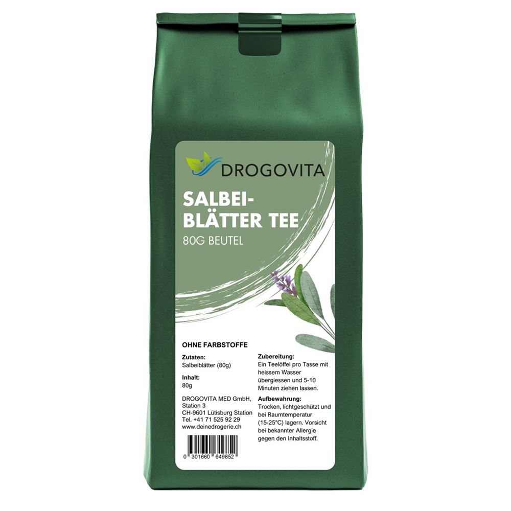 DROGOVITA Salbei Tee<br>80 g, Beutel, TEES