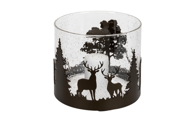 Glasi Hergiswil Kerzenhalter »Wald«