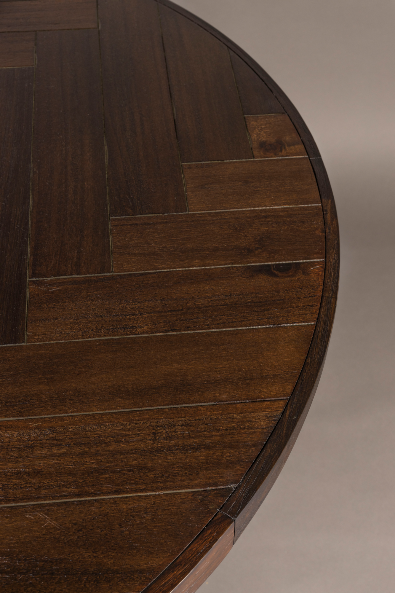 Eettafel Class bruin rond 120 cm