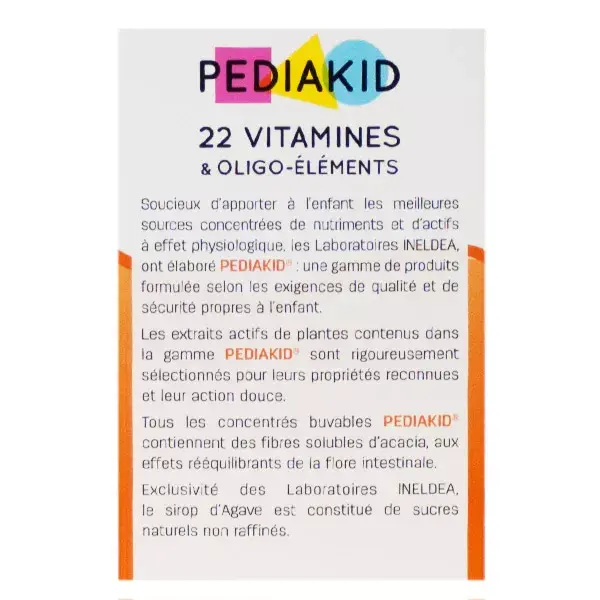 Pediakid 22 Vitamines et Oligo-Eléments 250ml