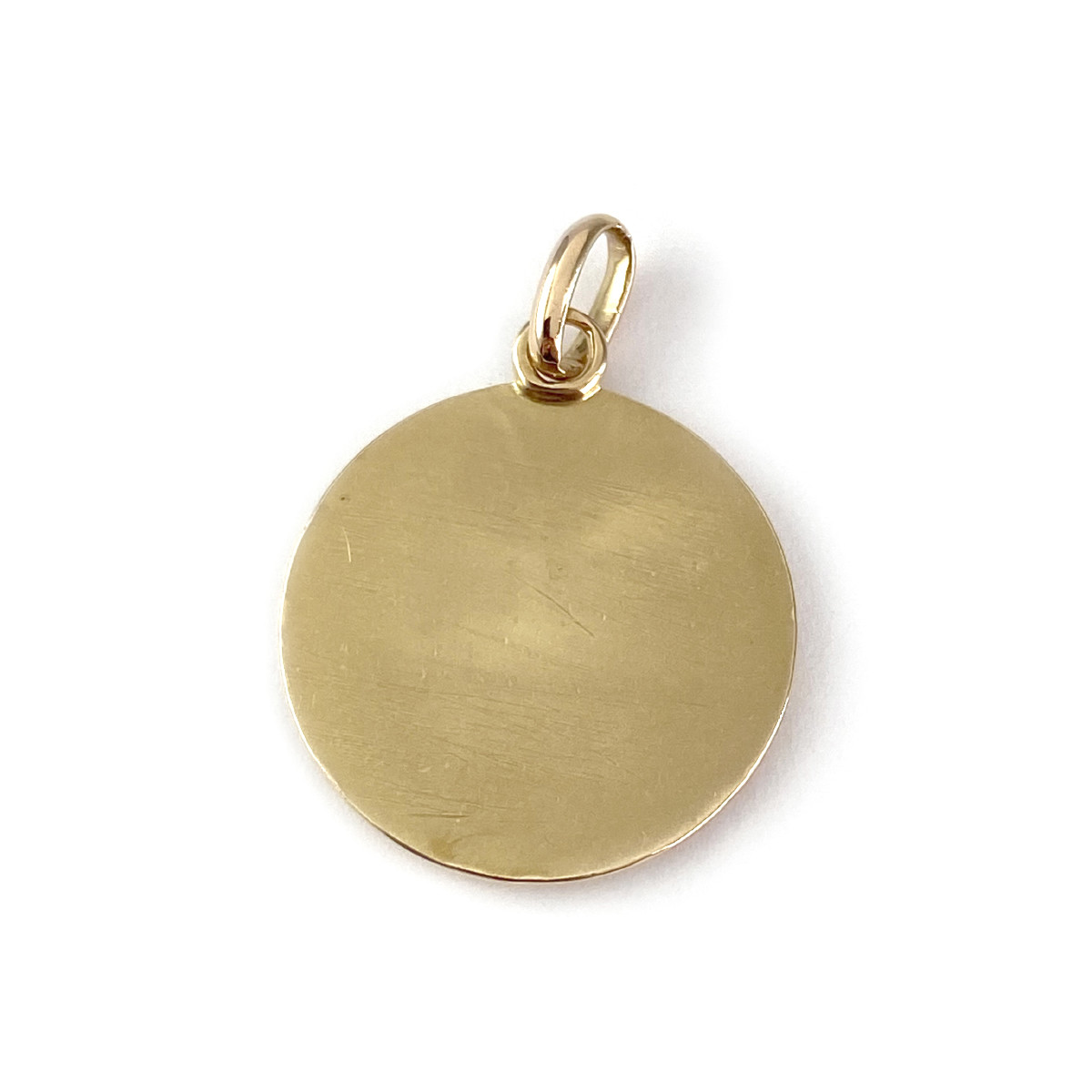 Pendentif AUGIS d'occasion or 750 jaune rubis synthétiques