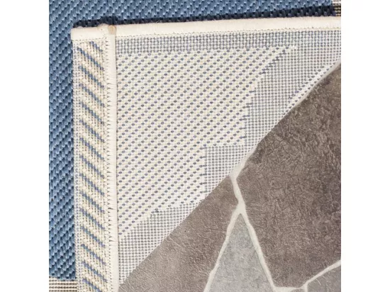Tapis Blue & Beige 79 X 152 cm - Jojo