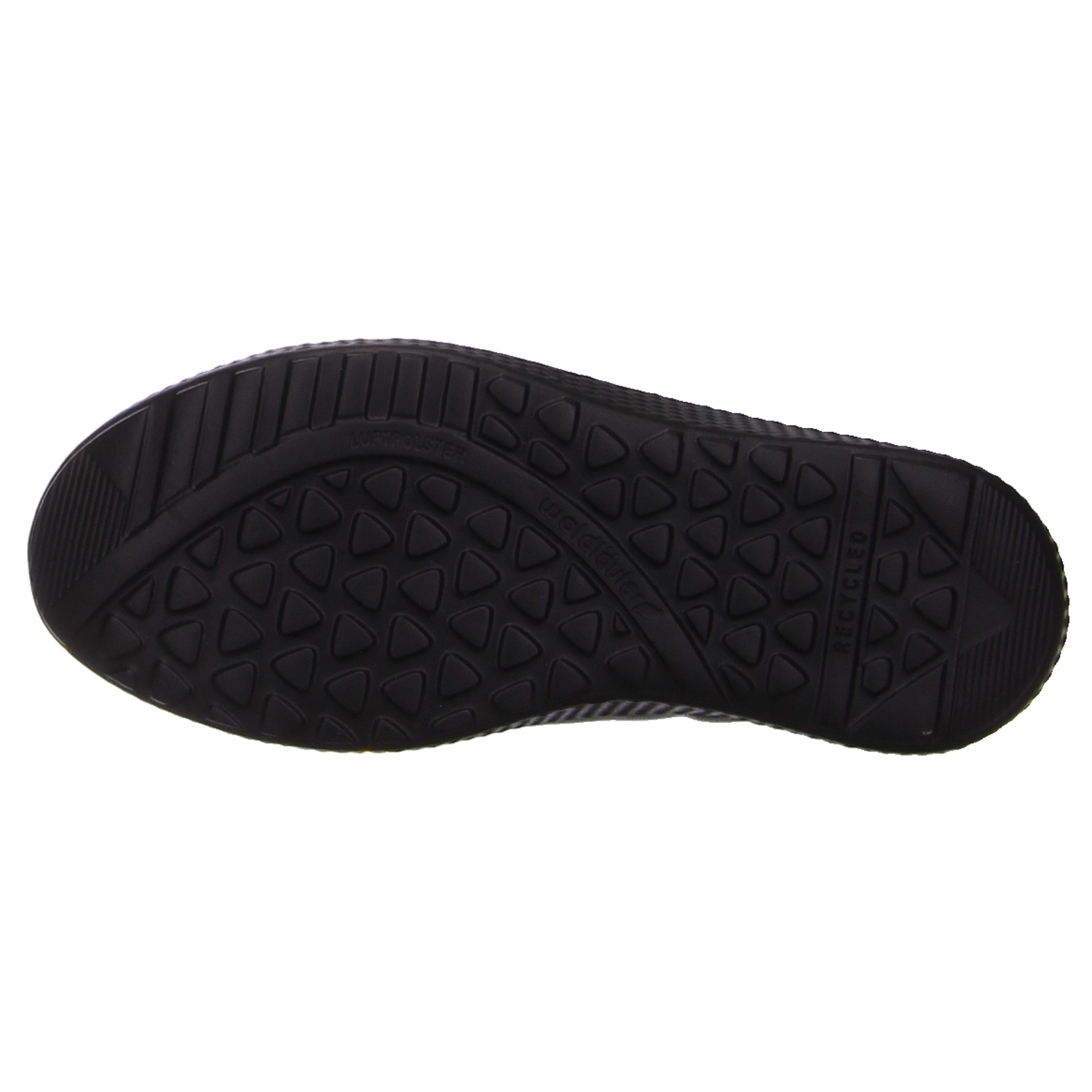 Waldläufer Schnürschuh schwarz schwarz