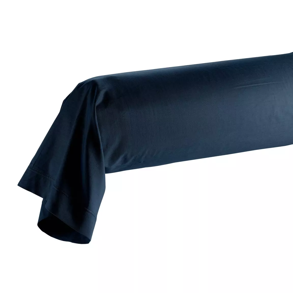Taie de traversin coton bio (L185 cm) Biolina Bleu nuit