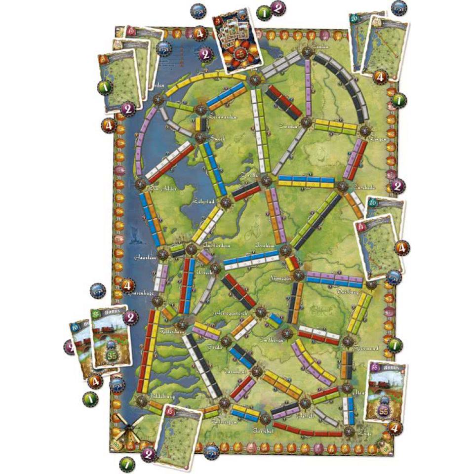 Ticket to Ride Nederland uitbreiding