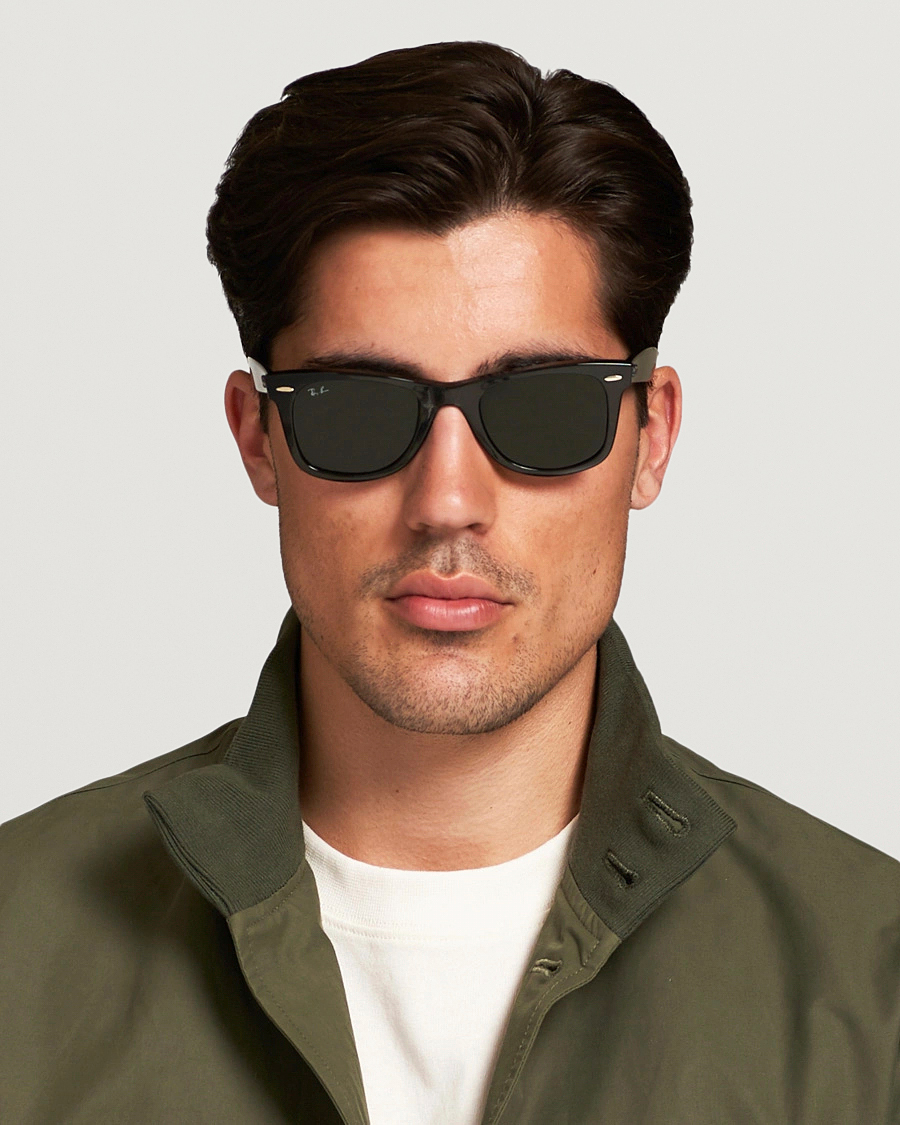 Ray-Ban Original Wayfarer Sunglasses Tortoise/Crystal Green