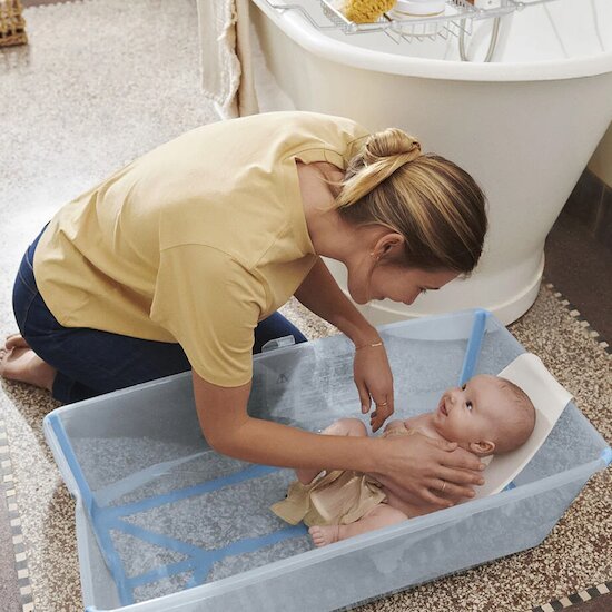 Baignoire Flexi bath X-Large   Bleu Océan        de               Stokke®